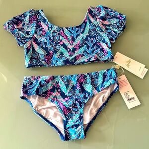 Lilly Pulitzer girls bathing suit, size 8, NWT